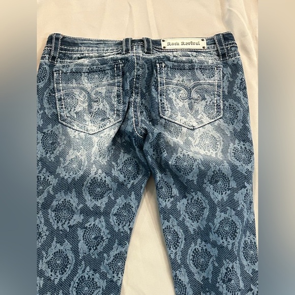 Rock Revival Lydia Cropped Skinny Jeans - Size 31 - Picture 7 of 13